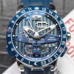Perfect Replica TWA Factory Ulysse Nardin El Toro Blue Dial Watch For Men 